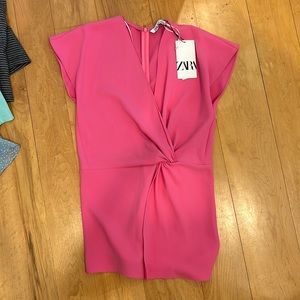 Zara hot pink tunic